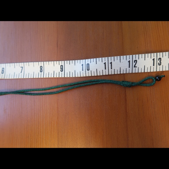 Necklace-faux white jade - Picture 5 of 8